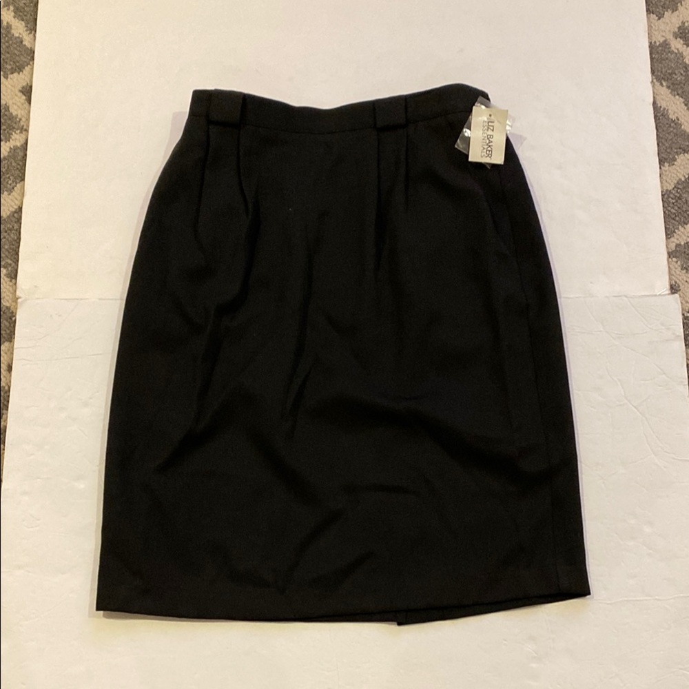 Liz Baker Classic Black Women's Skirt 12P